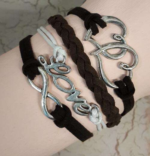 Infinity Bracelet - Hearts, Love & Infinity