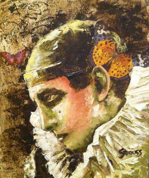 25cm x 21cm Original oil painting