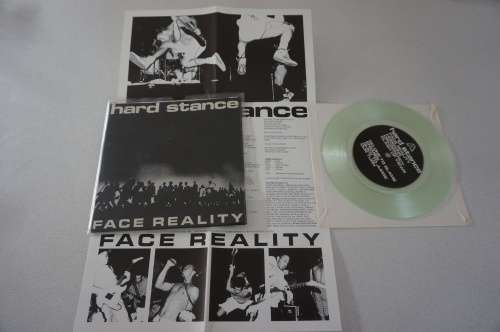 Hard Stance - Face Reality 7" sxe Rage Against The Machine Chain Of Strength