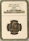 MANDELA YEAR 2000 AU55 NGC GRADED
