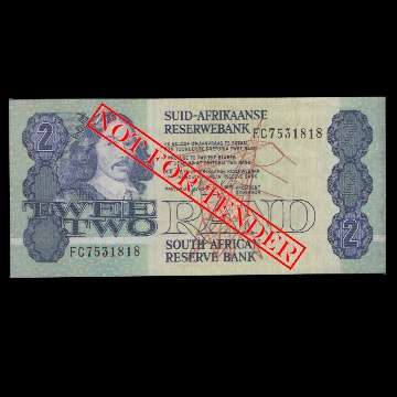 South African Bank Note - R2 - G de Kock - Uncirculated - Sealed - FC7531818