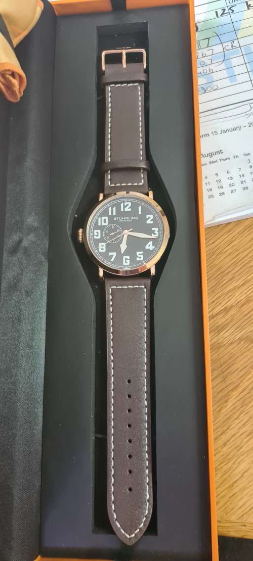 Sturhling Aviator mens watch