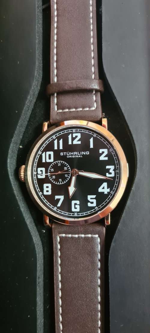 Sturhling Aviator mens watch