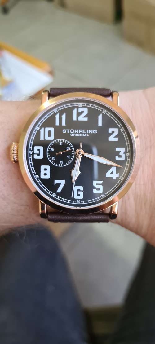Sturhling Aviator mens watch