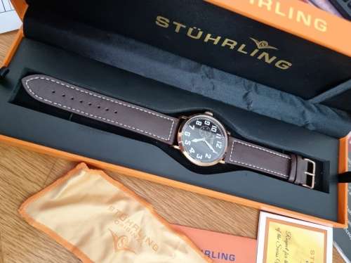 Sturhling Aviator mens watch