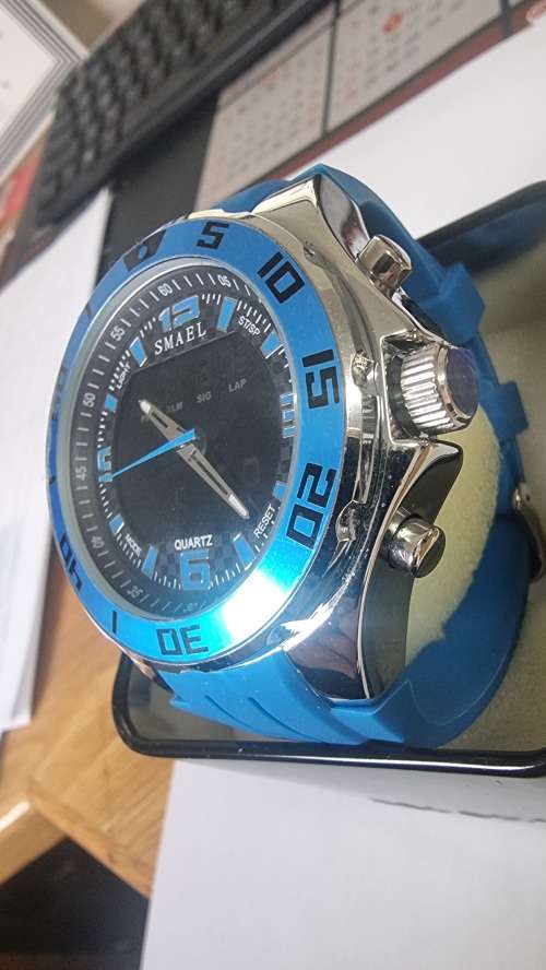SMAEL Blue Ice Mens watch