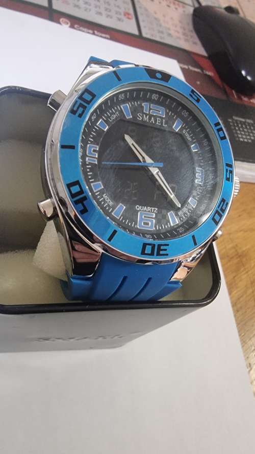 SMAEL Blue Ice Mens watch