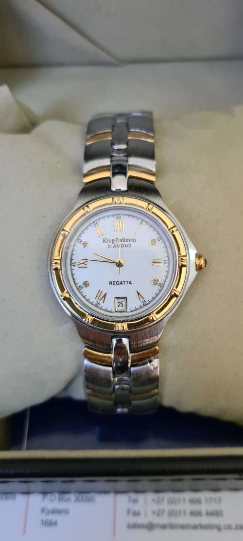 Krug Baumen Regatta Diamond Mens Watch WOW!!!
