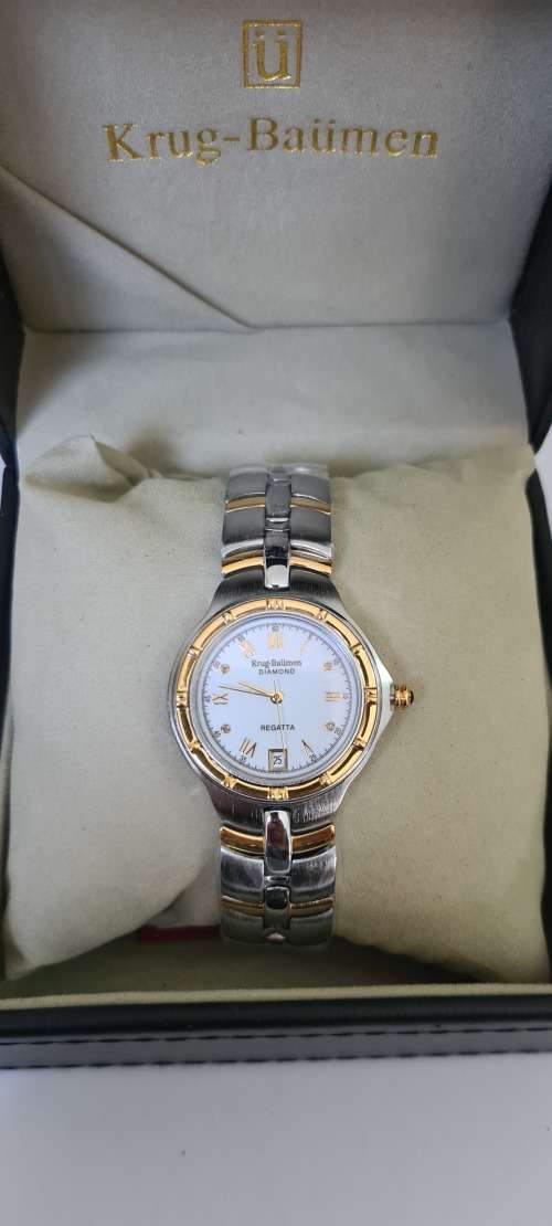 Krug Baumen Regatta Diamond Mens Watch WOW!!!