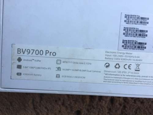 Blackview || BV9700 Pro || 6GB Ram || 128GB || Rugged Phone || Dual Sim || As NEW - Boxed