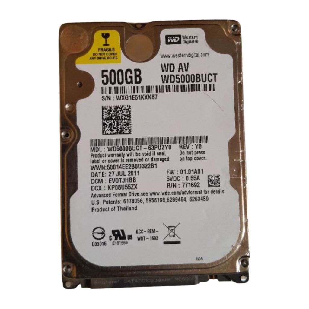 Western Digital 500GB Hard Drive