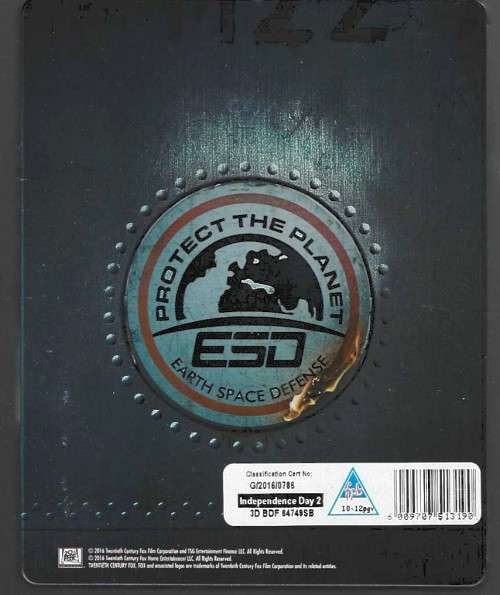 Independence Day: Resurgence Steelbook [3D]