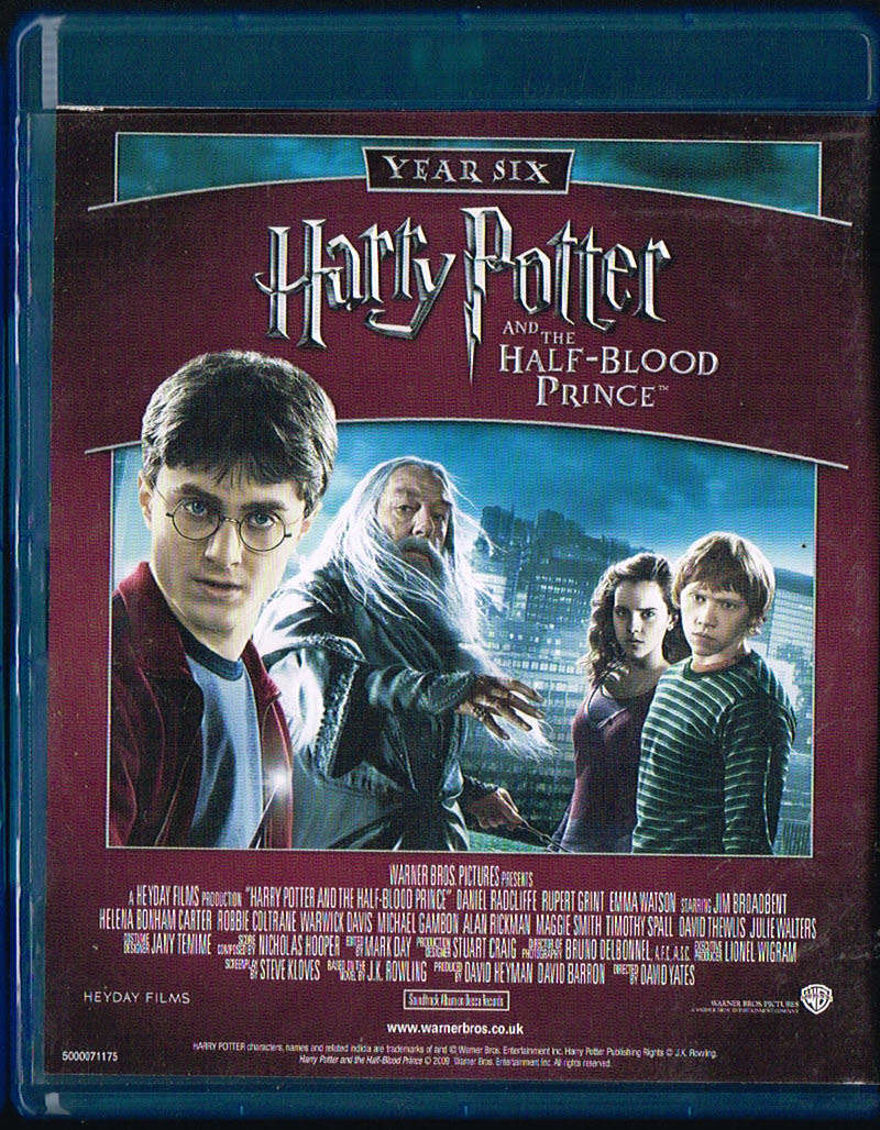 Harry Potter 5 & 6  [the Order of the Phoenix & the half blooded Prince]