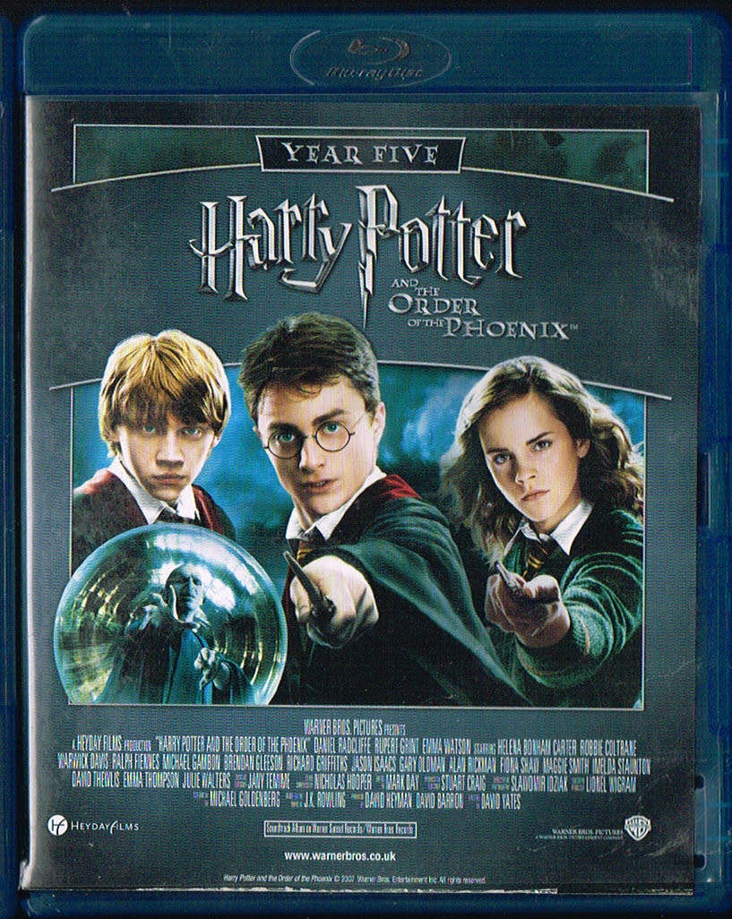 Harry Potter 5 & 6  [the Order of the Phoenix & the half blooded Prince]