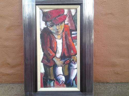 Hennie Niemann Print on Canvass on Board Framed