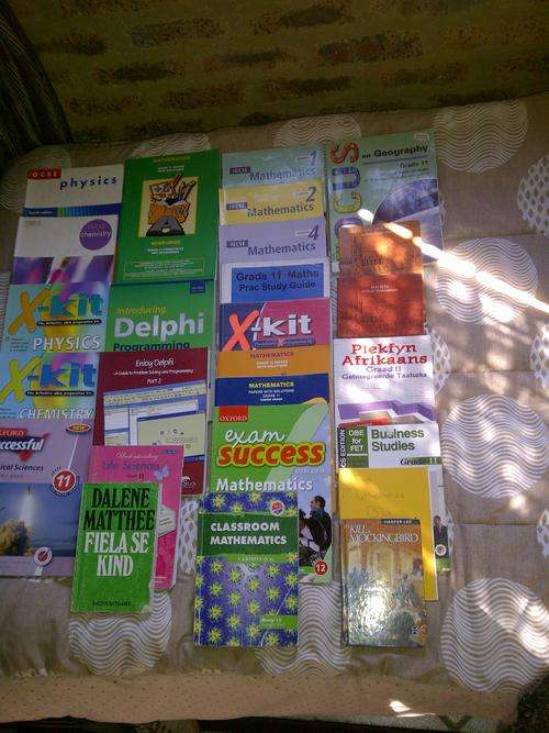 Collection of Study Books, and Exam Practices Ideal for Grades 10-12!