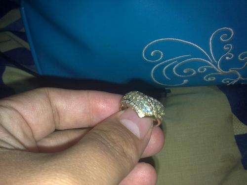 Topaz and Diamond ring