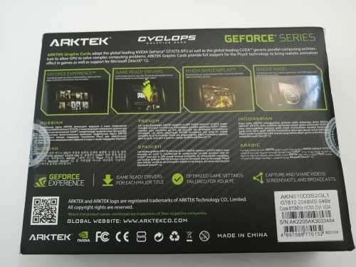 Arktek Nvidia Geforce GT 610 2Gb Graphics Card