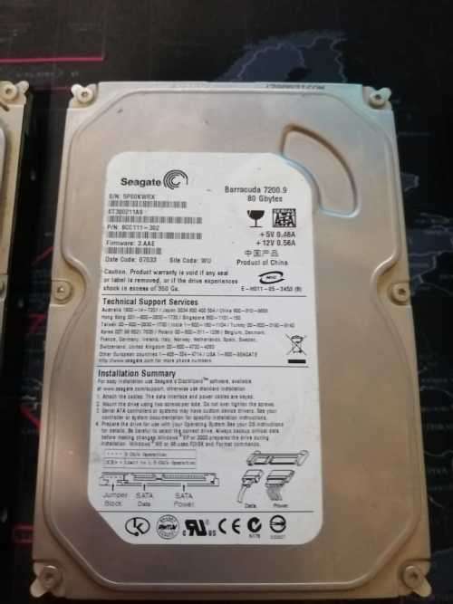 Seagate  80GB ST380211AS SataII 7200