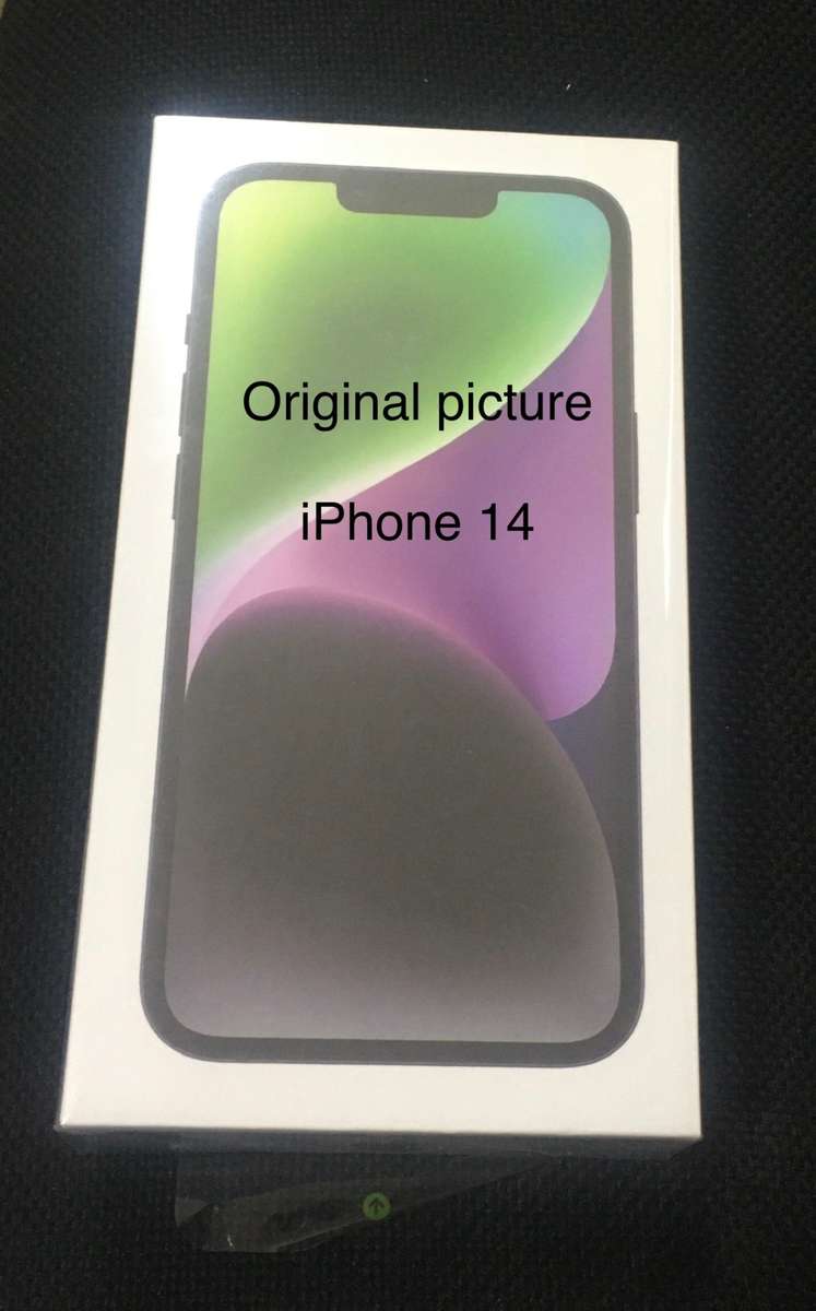 I PHONE 14 !!! 128GB !!! COLOR MIDNIGHT !!! NEW SEALED BOX