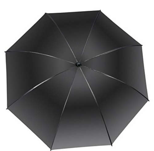 STUDIO FLASH SOFT TRANSLUCENT BLACK AND SILVER UMBRELLA