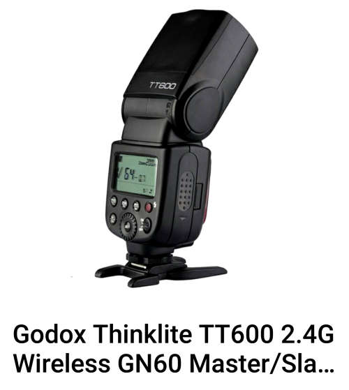 godox TT600 2.4G flash light for nikon  canon fuji ...