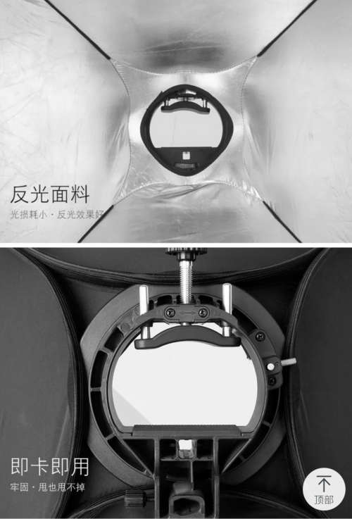 Godox 80X80 CM  Portable Rectangular Softbox Reflector Bowens Mount with Softbox Bag +S Ty