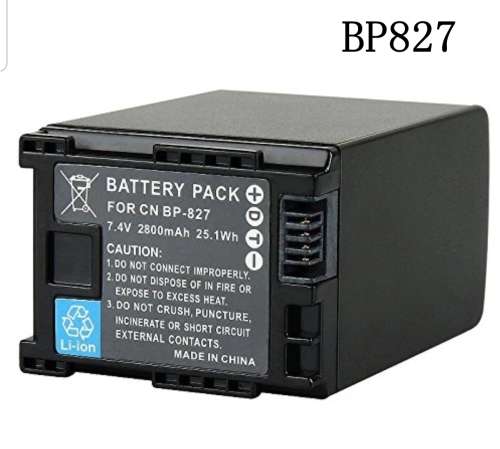 BP-827 BATTERY FOR CANON  CAMERA