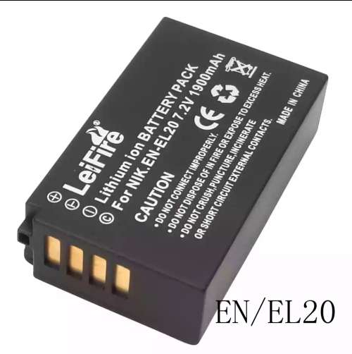 NIKON EN-EL20 BATTERY FOR NIKON J1/J2/ J3/AW1/S1 CAMERA
