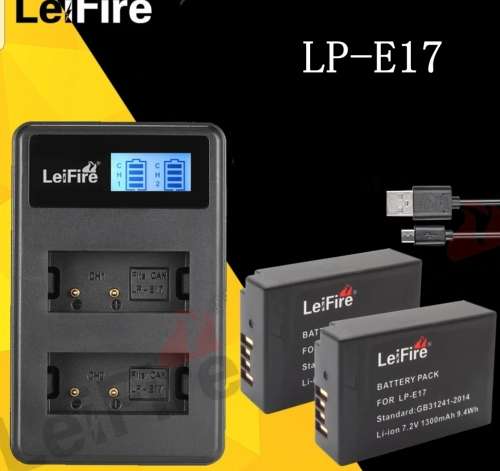 CANON  LP-E17 BATTERY FOR CANON EOS 750D/760D/800D/200D/77D/M3/M5/M6 CAMERA