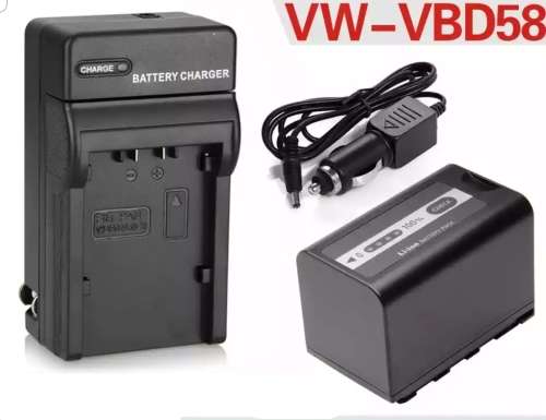 PANASONIC VBD58 BATTERY AND CHARGER FOR AJ-PX/HC-MDH/AG-FC/Series CAMERA