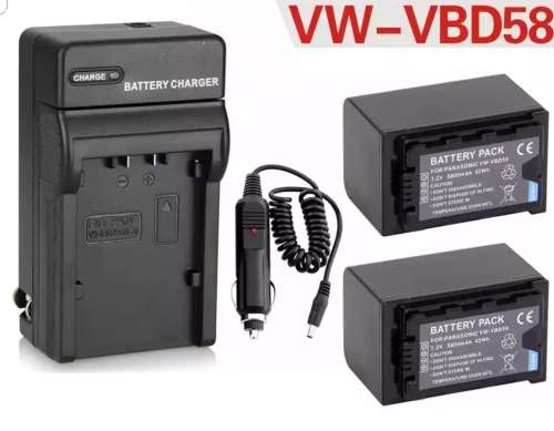 PANASONIC VBD58 BATTERY KIT FOR PANASONIC VW-VBD/AJ-PX/HC-MDH/Series CAMERA