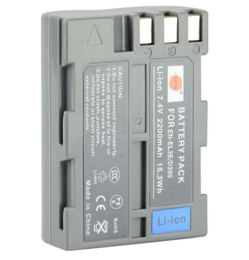 NIKON EN-EL3E BATTERY KIT USE FOR D70 D80 D90 D300.......