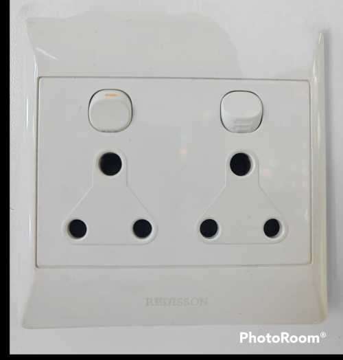 Double Switch Socket 4X4
