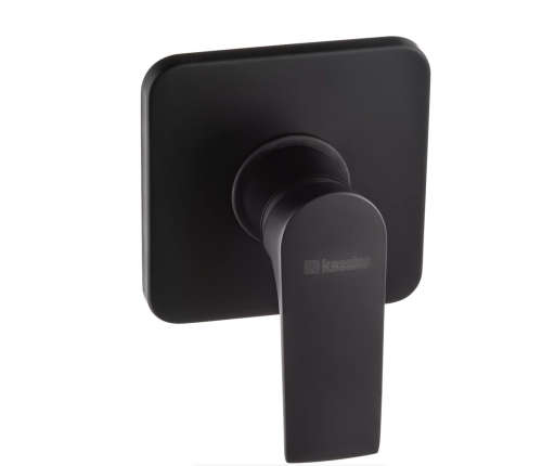Shower Bath Mixer sq- Black