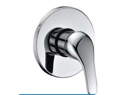 Round Shower Head, Round Shower Arm & Shower Mixer Set