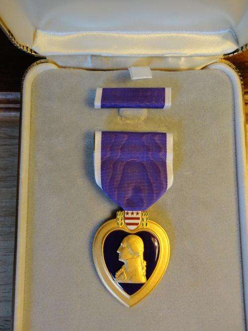 USA Purple Heart Medal WW2 Korea Japan Medal