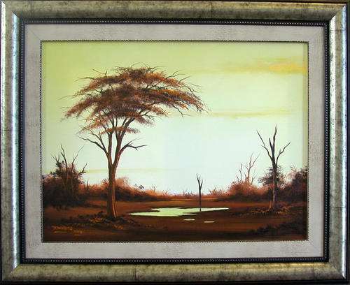 DANE WILLERS Original Oil: African Sunset. Normal Ratail: R 4800.00