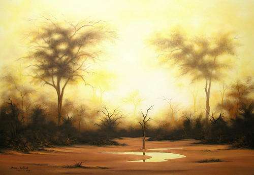 DANE WILLERS ORIGINAL:  Sunset in Africa.