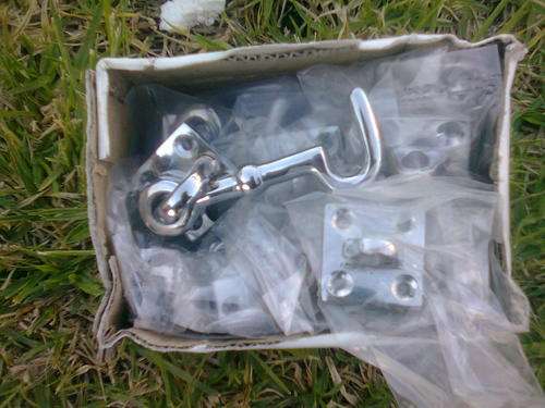 100 mm cabin hooks not chinese makes great quality  bid per box (10)