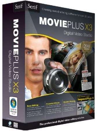 Serif MoviePlus X3 video-editing software  full version brand new