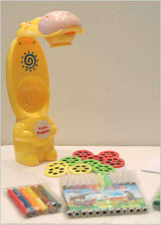 Loomo's art  lamp  ( 3 in 1 portable Projector, Table lamp and art sketches)