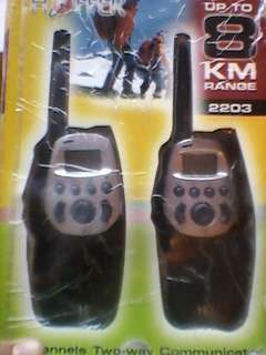 HOFFER WALKIE TALKIES WITH INSECT REPELLENT