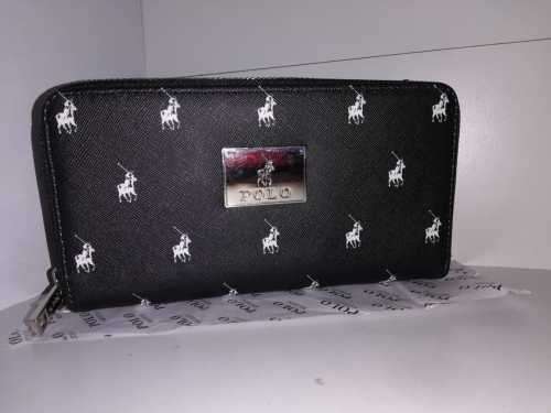 Polo Black Ladies wallet BUY 2 WALLETS AND GET A FREE PAIR OF CC EARRING