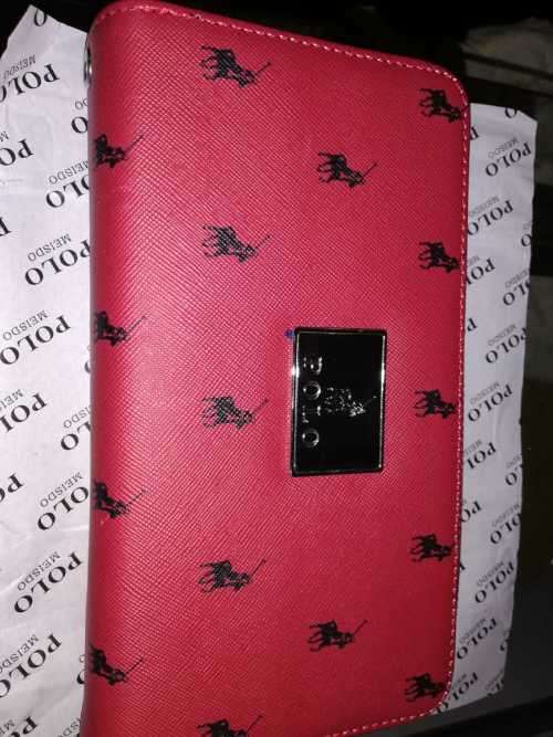 Polo Classic Red Ladies wallet BUY 2 WALLETS AND GET A FREE PAIR OF CC EARRINGS