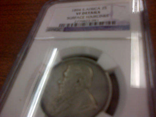 1894 Paul Kruger (Z.A.R.) 2S: NGC Graded VF DETAILS