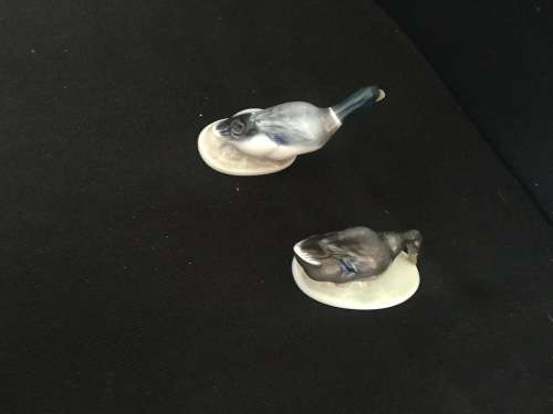 Set of two hand made porcelain ducks - Rosenthal Germany