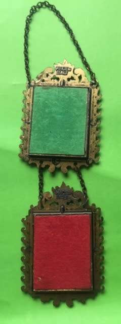 Vintage Italian print pictures in Brass Frames - 100mm x 70mm