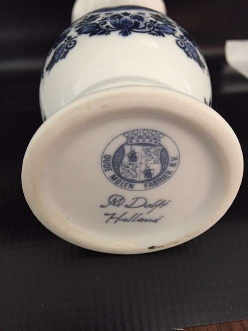 Oude Molen Blue Delft vase
