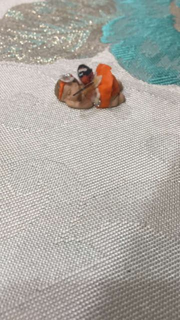 Exquisite Fimo Fairy Baby with resin wings - Fairy Garden